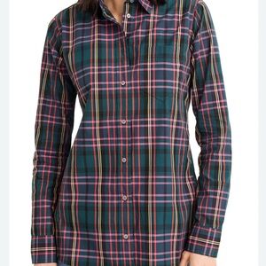 NWOT J.Crew Classic-fit boy shirt in J.Crew Signature Tartan